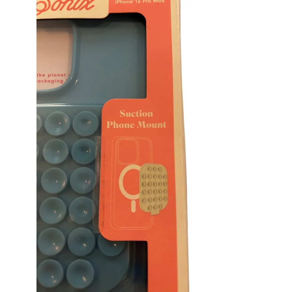 Sonix iPhone‎ 14 Pro Max Suction Phone Mount Case Light Blue